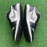 Jordan Black White Grey Low 1s Size 8