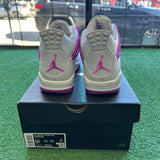 Jordan Hyper Violet 4s Size 5.5Y