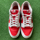 Nike University Red Low Dunks Size 12