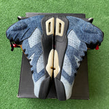 Jordan Washed Denim 6s Size 12