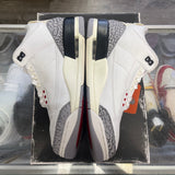 Jordan White Cement 3s Size 8