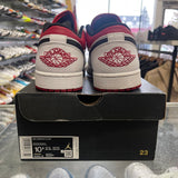 Jordan White University Red Low 1s Size 10.5