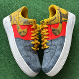 Nike Tie Dye Dark Sulfur Air Force 1s Size 14