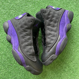 Jordan Court Purple 13s Size 10