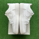 Nike White Low Air Force 1s Size 10.5