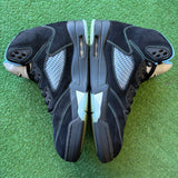 Jordan University Blue Black 5s Size 11